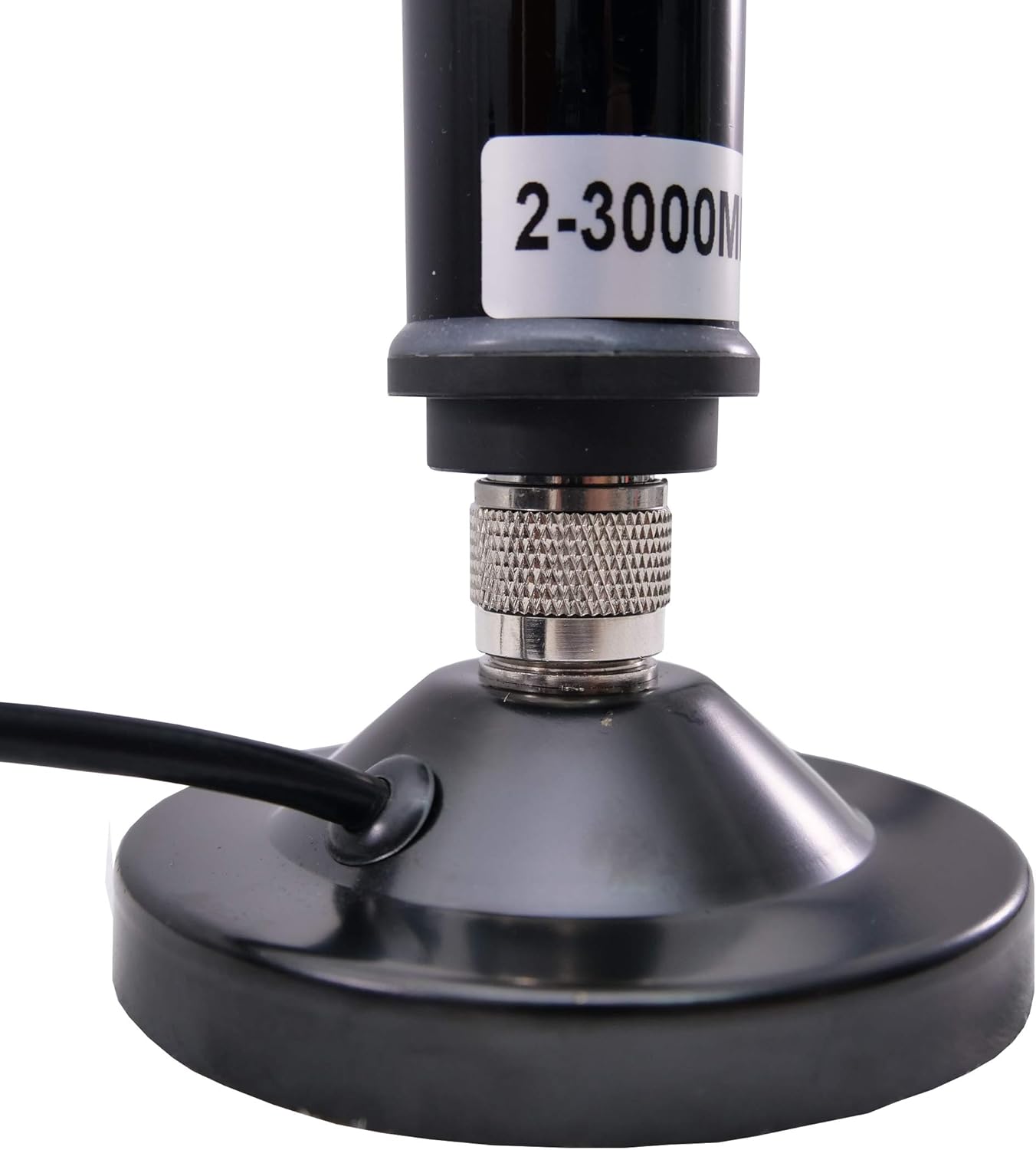 Gabil 16.4ft RG-58U 3.5" 50Ohm N-Type Magnetic Antenna Mount with Cable | Base for Mobile Two-Way Radios, Ham, SDR