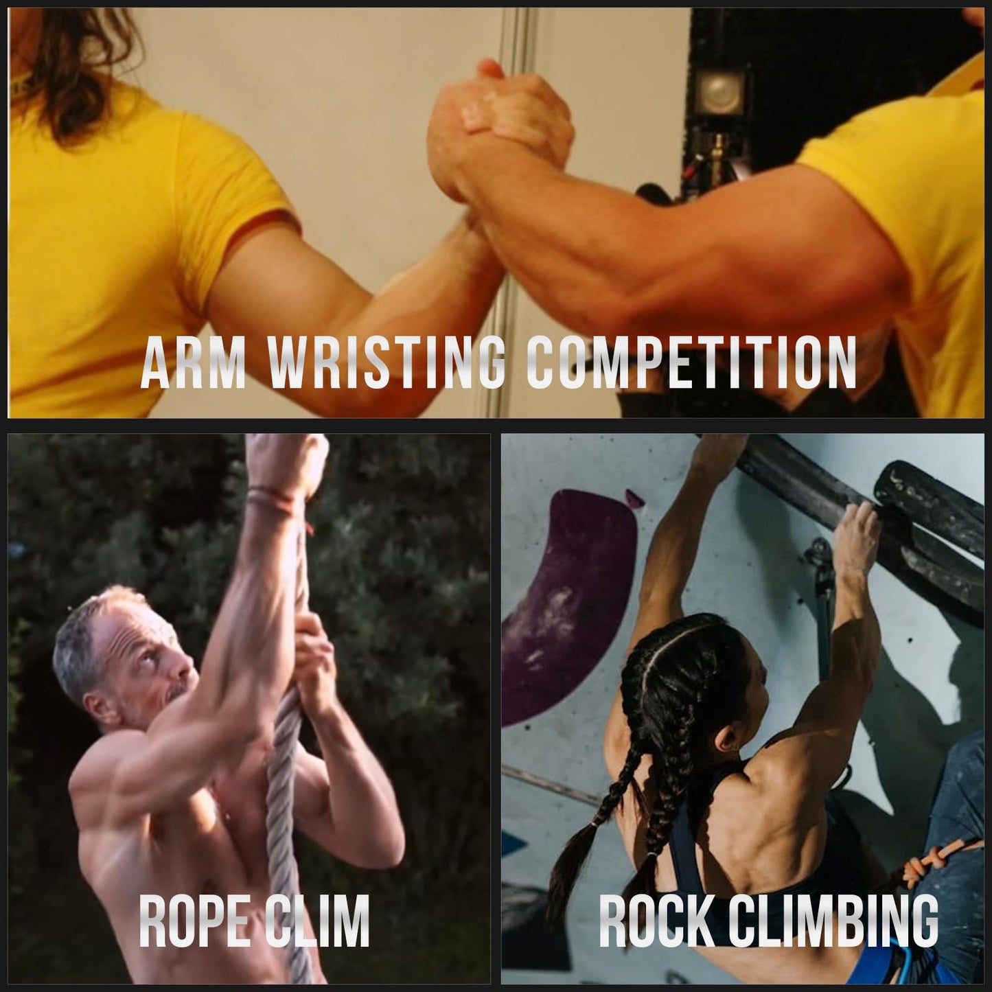 KYLINFIT-Iron Pinch Grip Set, Pinch Block Grip for Rock Climbing Forearm Finger Strength Training, Home Gym Hand Pinching Power Strengthener Equipment