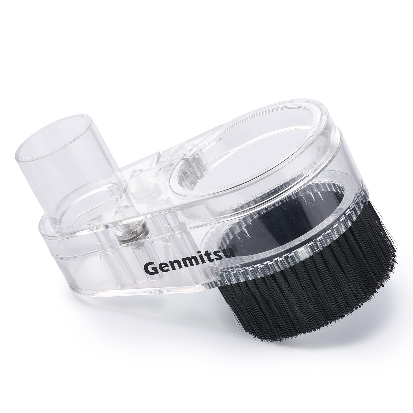 Genmitsu 65mm & 69mm CNC Dust Shoe, Compatible with Most 65mm/69mm Spindle Motor and Compact Router, Hose Adapter Inner Diameter 38mm (1.5″), Transparent