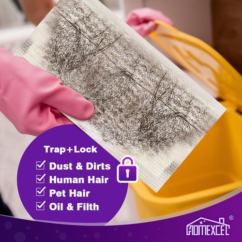 HOMEXCEL Multi-Layer Dry Floor Mop Pads Refills Compatible with Swiffer Wet Jet-All Purpose Multi Surface Floor Cleaner Spray Mop Pads Replacement for Hardwood Floor,16 Count