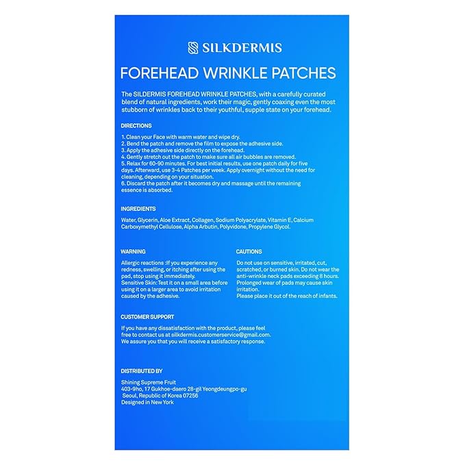 Forehead Wrinkle Patches 12Pcs with Aloe, Collagen, Vitamin E, Anti Wrinkle Patches, Forehead Wrinkles Treatment