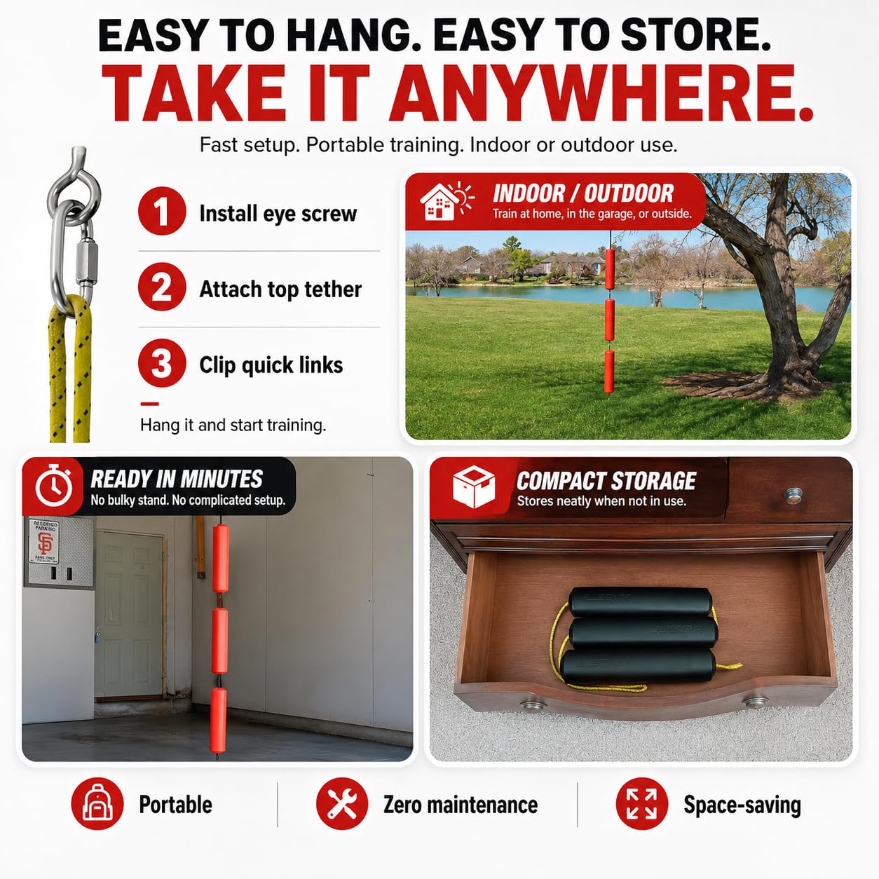 Jukestir® Only Punching Bag with Dynamic Motion. Better Footwork Than Double End Bag, Speed Bag. More Agility Than Heavy Bag. Boxing MMA Equipment. Great Workout for Adult or Teen. Used by Pros.