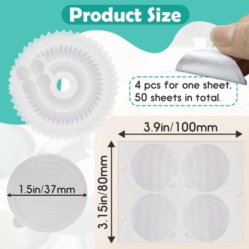 200 Pcs Espresso Coffee Capsules Foil Seals - 37mm Aluminum Espresso Lids Foil Seals Stickers Compatible with Nespresso Original Line Machines, Reusable Capsule Seals for Refillable Coffee Pods