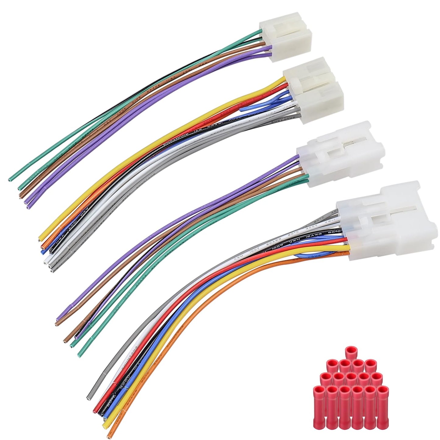 10Pin 6Pin 92-19, 12-19 Radio Wiring Harness Kit Female to Male Stereo Connector Compatible with Toyota Aftermarket Car