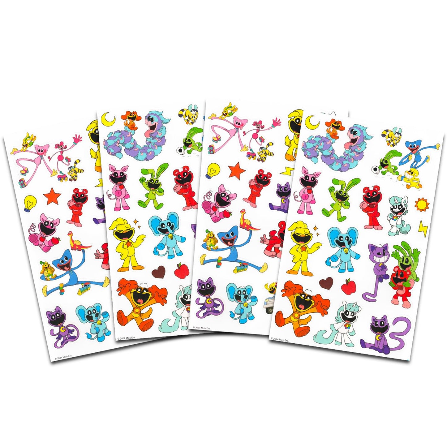 Poppy Play Time Sticker Pack for Kids - Poppy Play Time Party Favors Bundle with 8 Poppy Play Time Sticker Sheets | Poppy Play Time Party Supplies Set