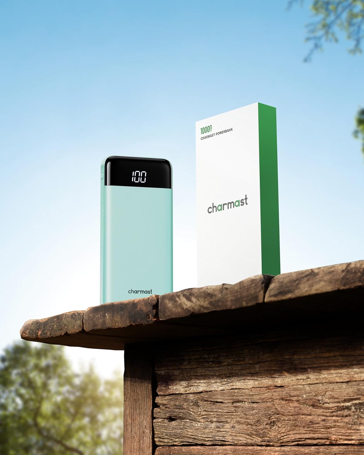 charmast 10000mAh Pack 6 3 5A Portable Charger with Built in Cables, Power Bank with Cords Wires, Slim Travel Battery