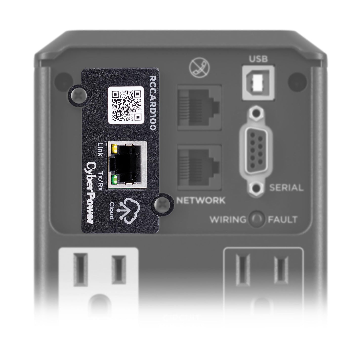 CyberPower RCCARD100 Cloud Monitoring Card, Remote UPS Management via PowerPanel Cloud, Plug-and-Play Installation, Real-Time Alerts, Compatible with Select CyberPower UPS Models
