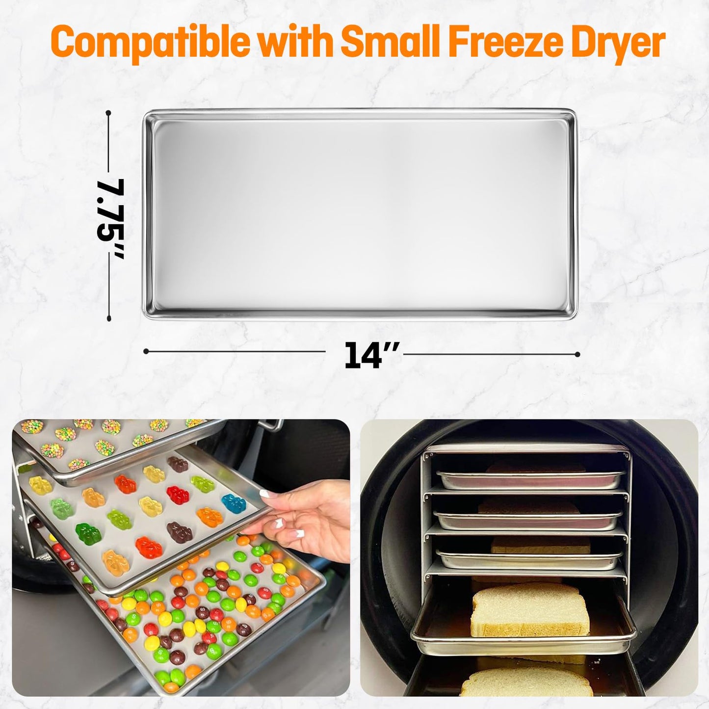 Small Tray Lids for Harvest Right Freeze Dryer Small Trays. 4 Pcs pack Tray Lids for Harvest right freeze dryer accessories