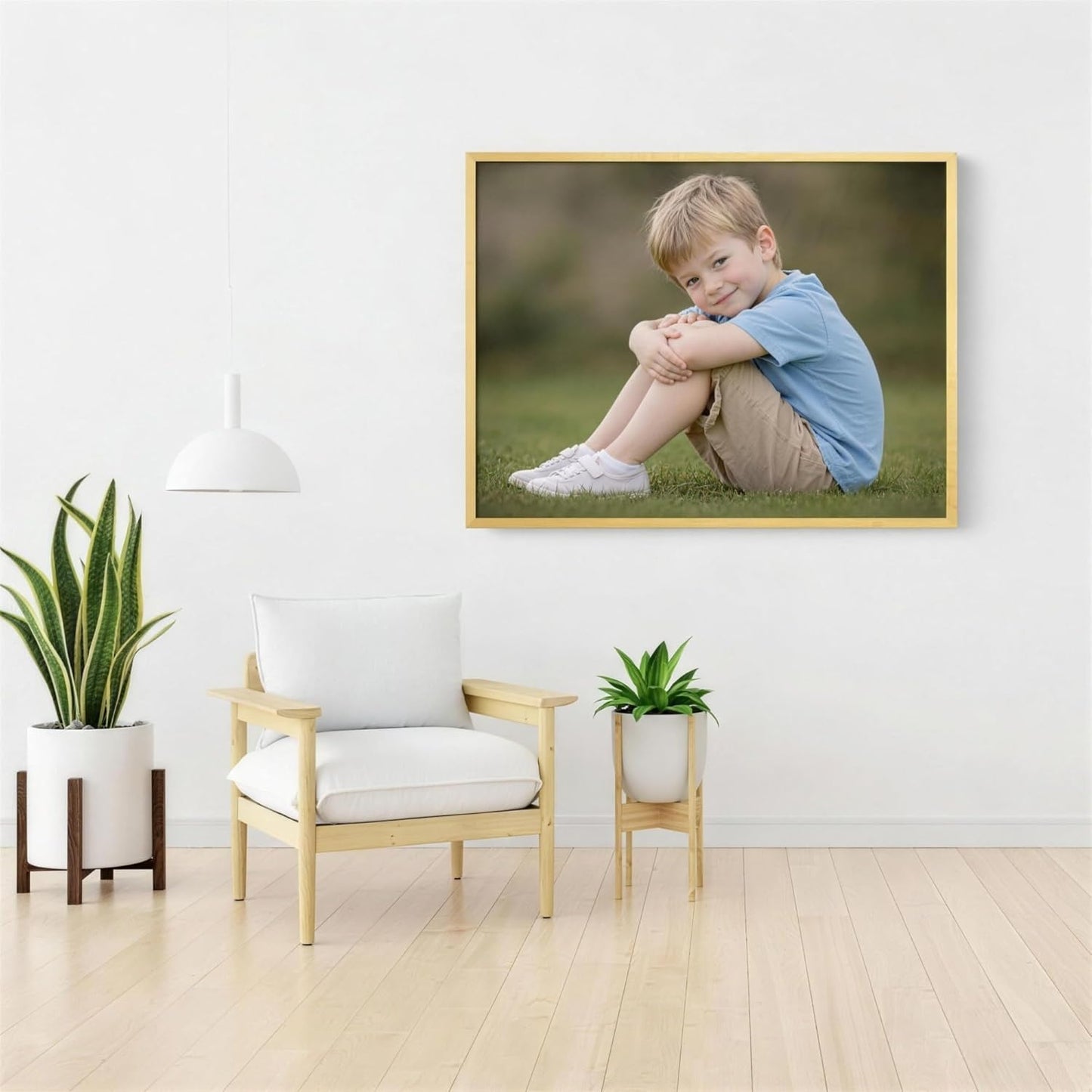 Skiennix Personalized Canvas Prints - Custom Photo Wall Art (Gold, 12x16) | Stunning Home Decor & Gifts