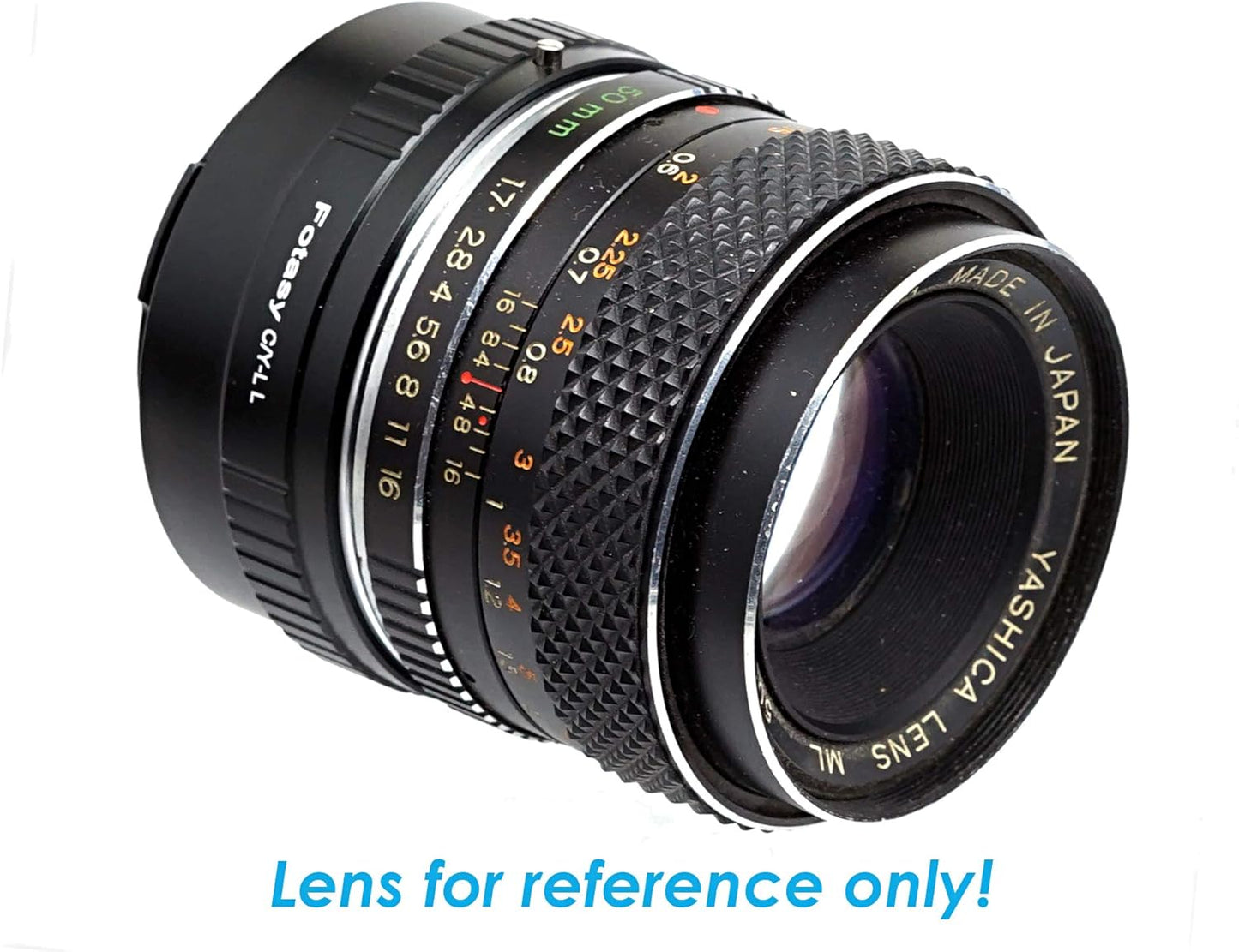 Fotasy S1 S1H S1R S4 S5 SL2 TL2 CY Lens to L Adapter, Copper, C/Y Mount Lens L Mount, Contax Yashica CY Lense