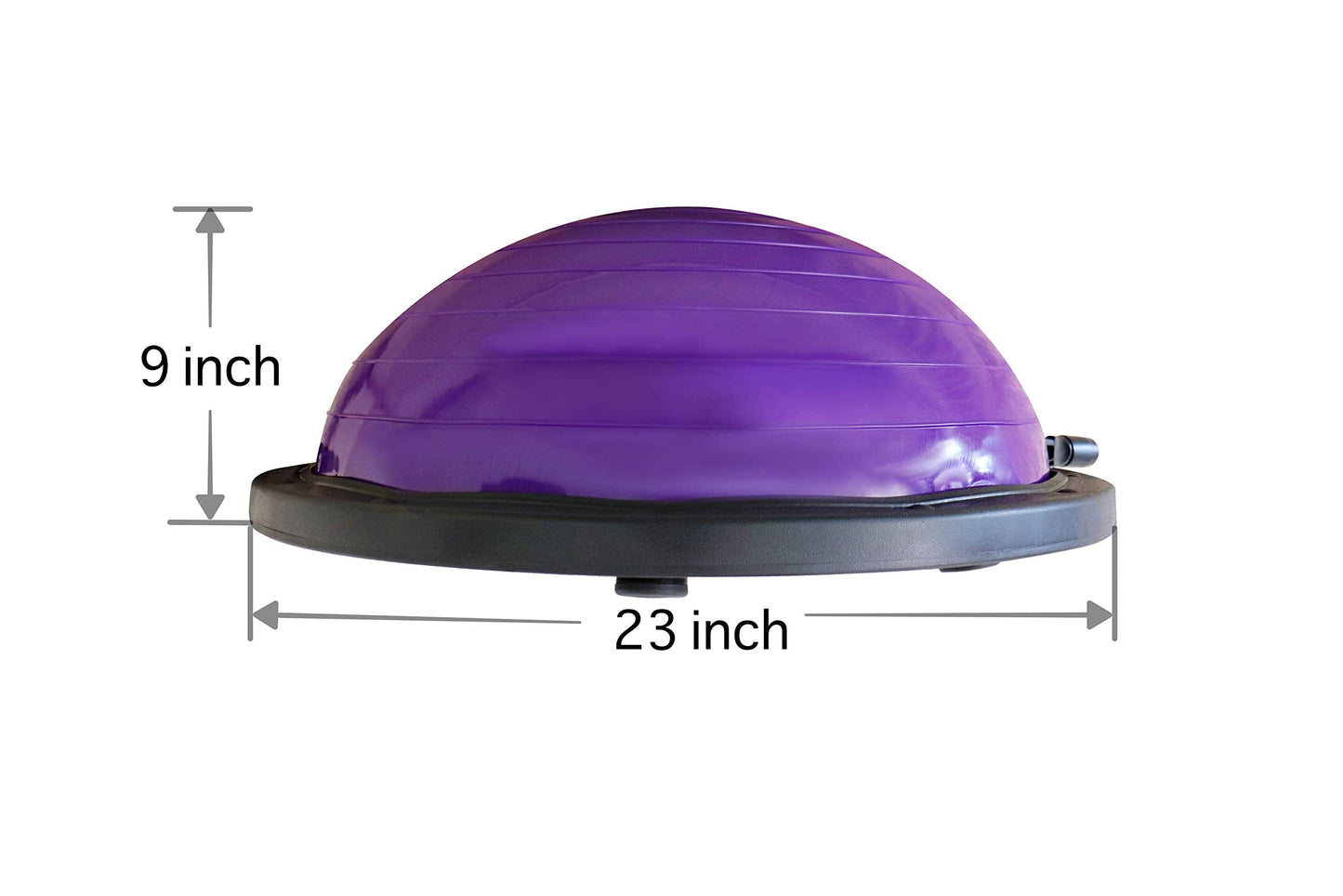 Nice C Balance Ball, Half Ball, Balance Ball, Exercise Workout Trainer, with Resistant Band, Strength Fitness Yoga with Bonus Foot Pump