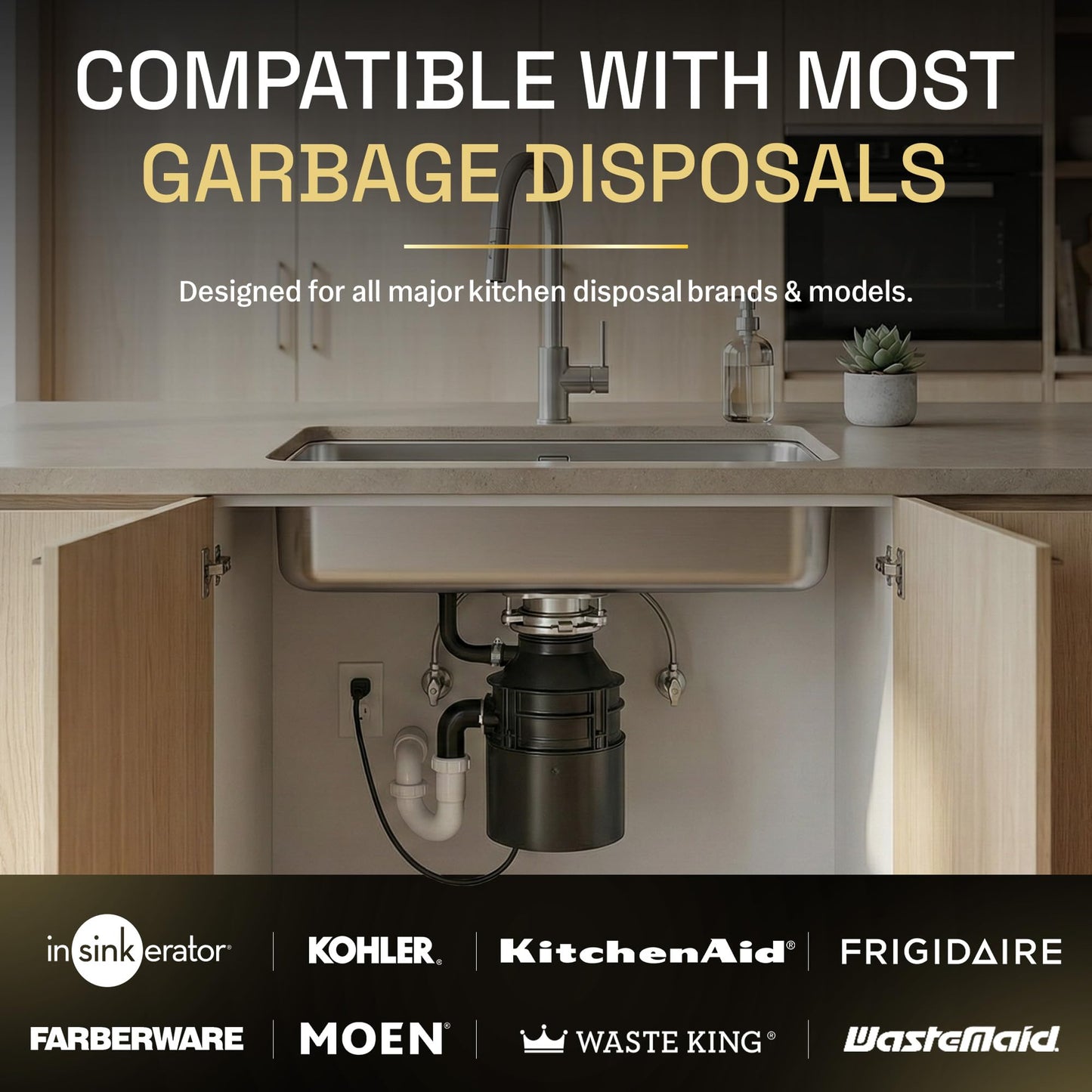 Garbage Disposal Cleaner and Deodorizer | 24 Pack | Kitchen Sink Cleaner Tablets | Eliminates Odor | Fights Grease & Buildup | Foaming Scrub Action | Citrus Fresh | 1 Year Supply | Zyro