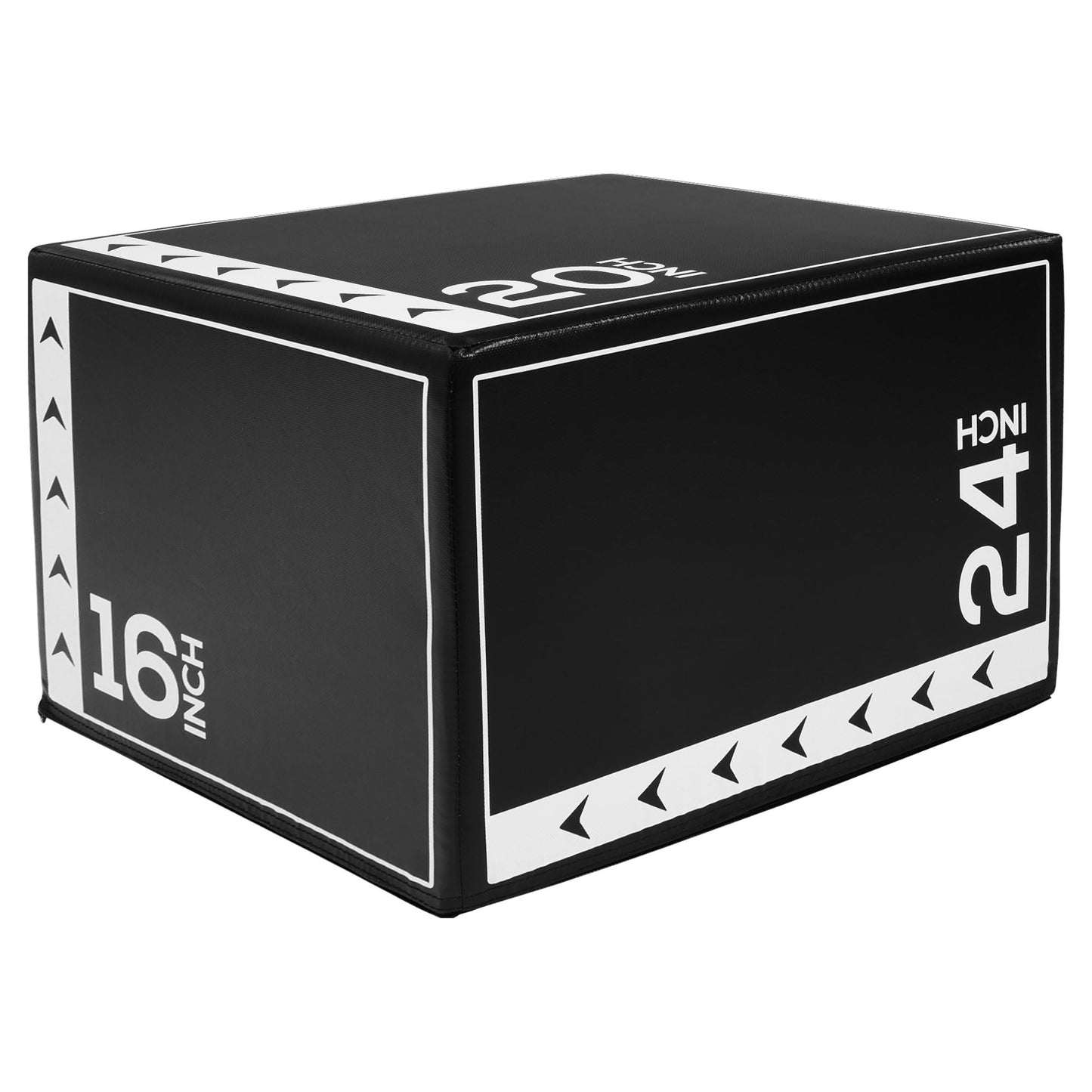 BalanceFrom 3-in-1 Foam Plyometric Jump Box for Home Gym with Multiple Height Options – Versatile Plyo with Non-Slip Surface for Strength, HIIT, Step-Ups, and Agility Training
