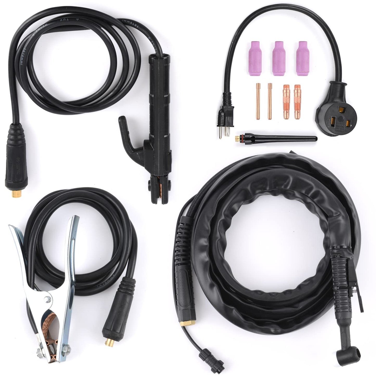 S7 200A HF Start TIG Welder, DC TIG and Stick Welder, 110V/220V Dual Voltage Portable Welding Machine for Garage Repair, DIY Projects, Stainless Steel and Mild Steel