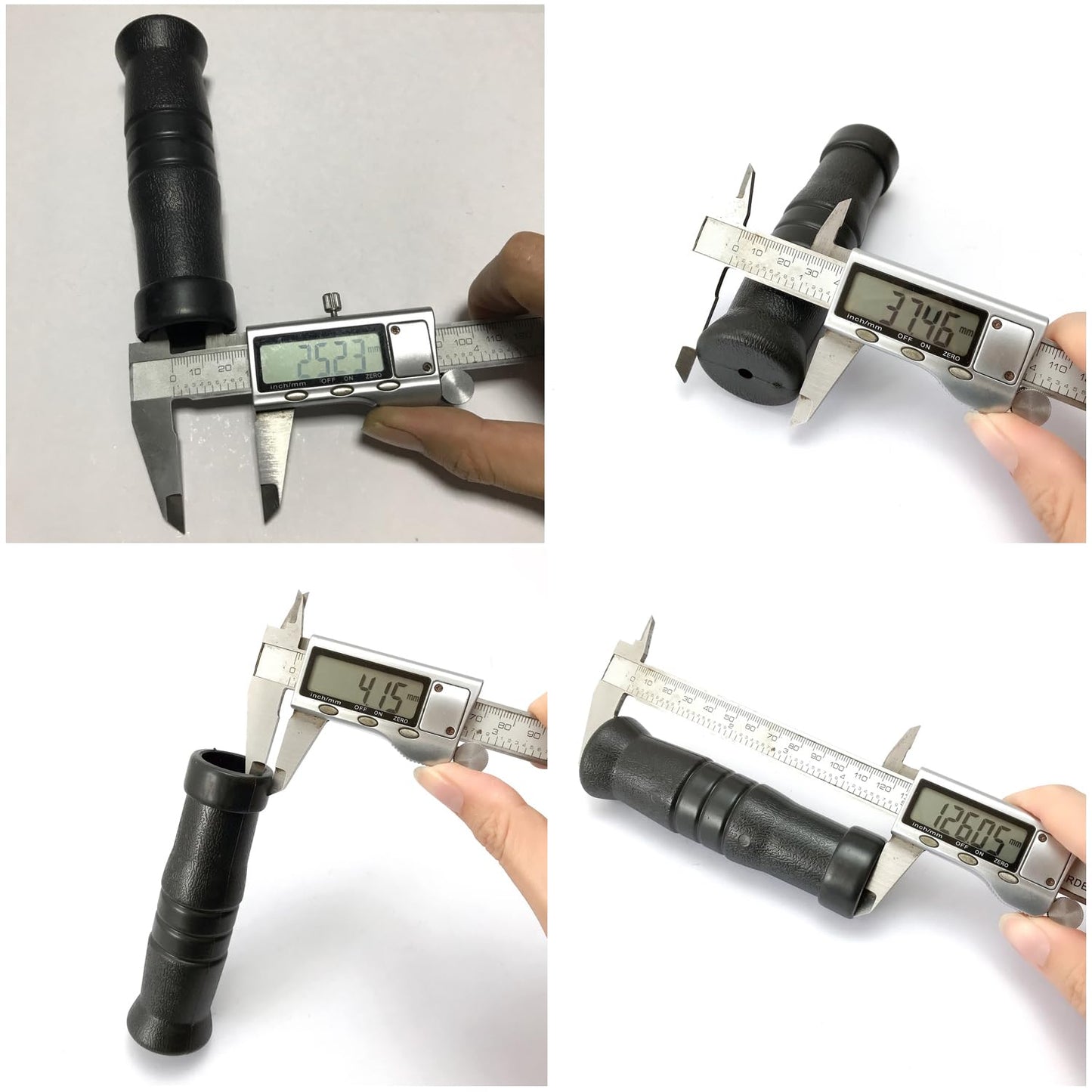 SquEqu 4 Pack LAT Pulldown Machine Straight Bar Grips Non-Slip Tricep Bar Rubber Grips for Fitness LAT and Lift Pulley System Cable Machine Attachment Row Handles Cable Station Pull Down Gym