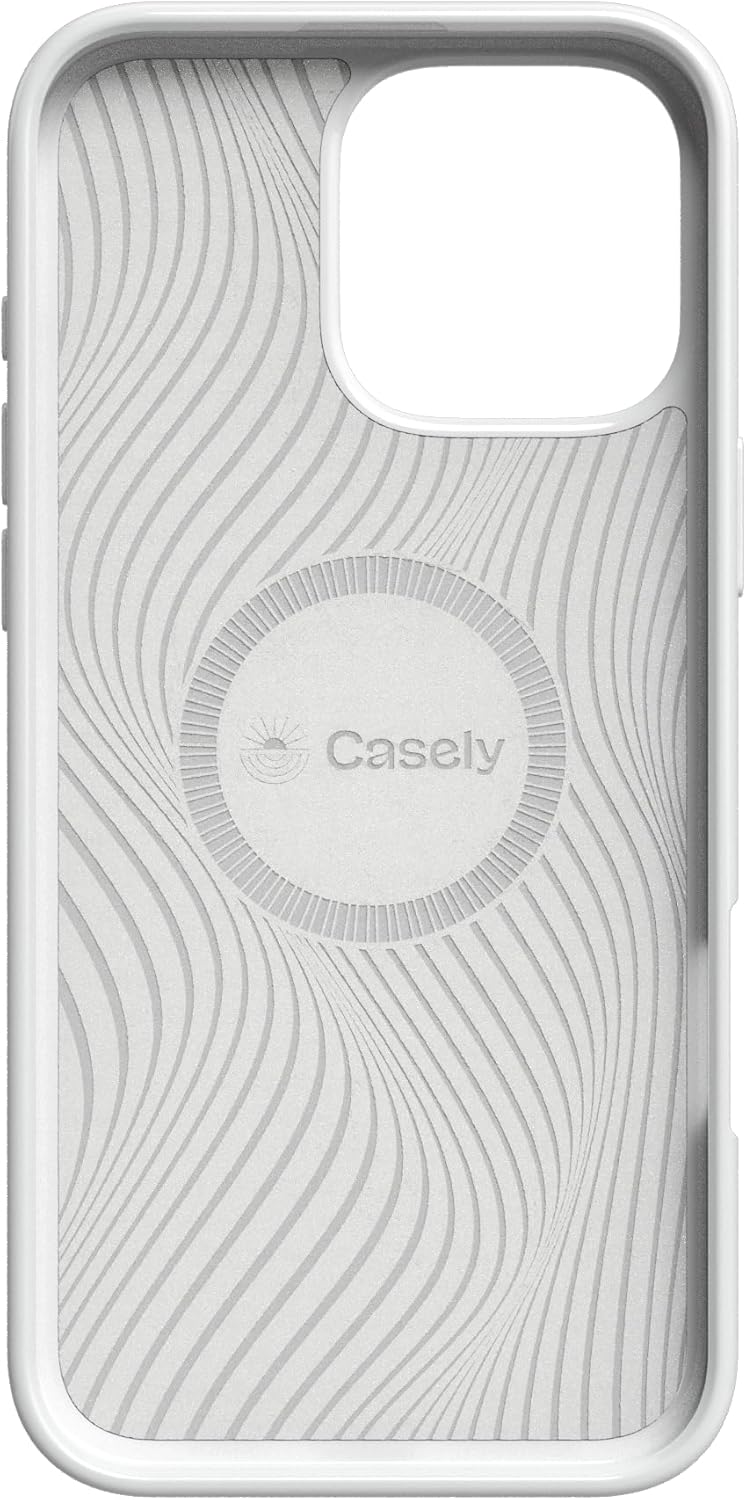 Casely 16 iPhone Pro Case | Sunday in Brooklyn | Blue Stripes | Compatible with MagSafe | Classic Ultra Slim Design