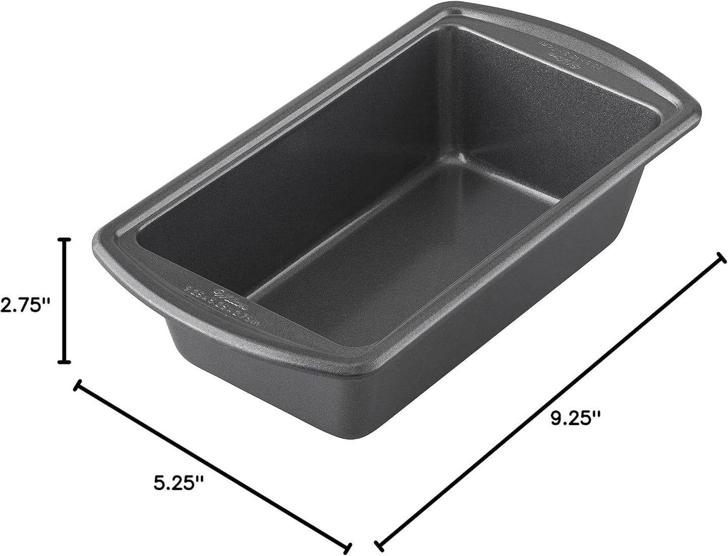 Wilton Platinum Non-Stick Loaf Pan - 9 x 5 Inch Stainless Steel Bakeware, PFAS-Free Design