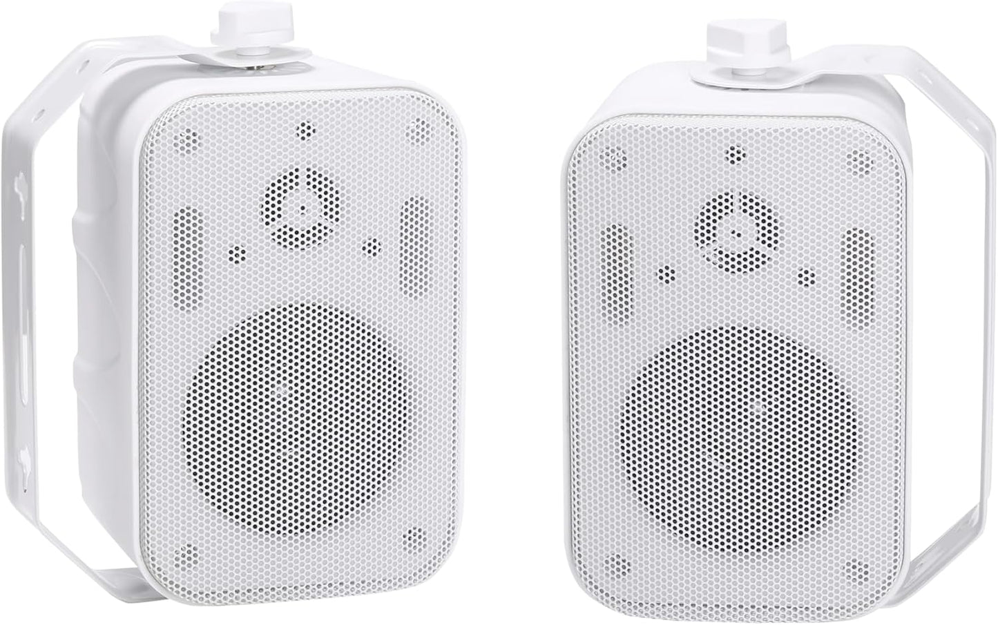 Diinpaul 3.5 inch Outdoor Speakers Wired, Waterproof Wall Mount Speakers, Ideal for Patio, Poolside, Garage, Pair