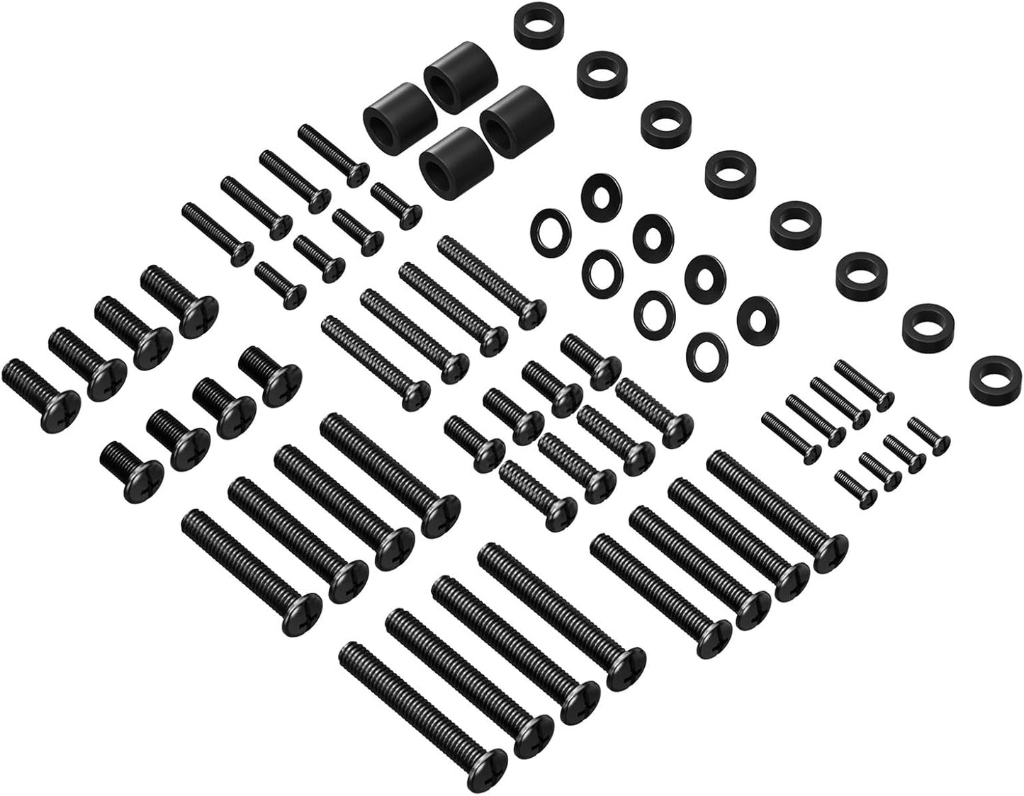 WALI Set M4 M5 M6 M8 80 inch Universal TV Mounting Hardware Kit Includes TV Screws and Spacer Fit Most TVs up