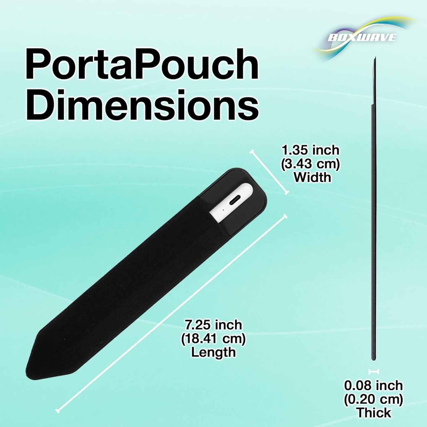 BoxWave D1 Stylus Pouch Compatible with Otofix Lite Diagnostic Tablet - Stylus PortaPouch, Pen Stylii Holder Carrier
