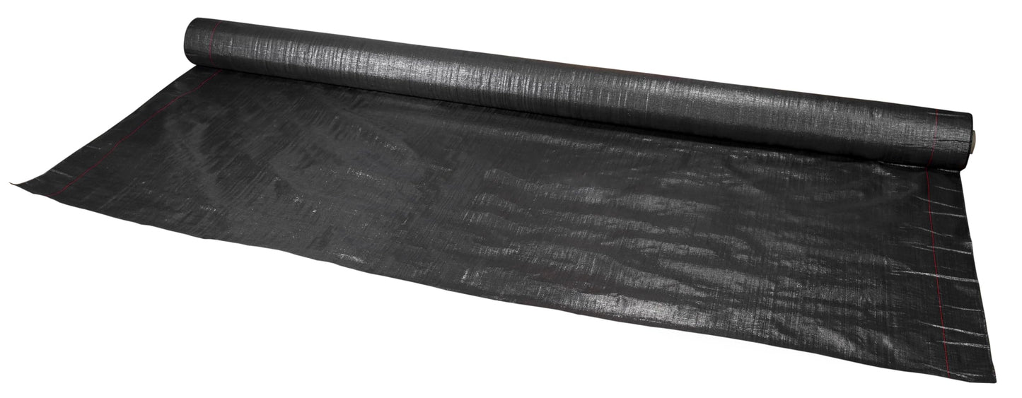 Mutual WF 200 Woven Geotextile Fabric 6'x300' Multi-Purpose Polyethylene Landscape Fabric for Landscapes, Driveways, Greenhouses, Flower Beds, and Soil Stabilization
