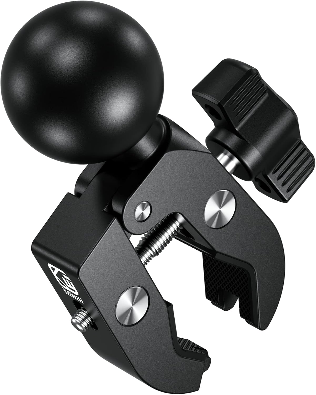 BRCOVAN 1.5'' 0.5'' 1.75'' 1.5 Inches Ball Clamp Mount Base with Aluminum Alloy Tough-Claw, Fit Handlebar Rail