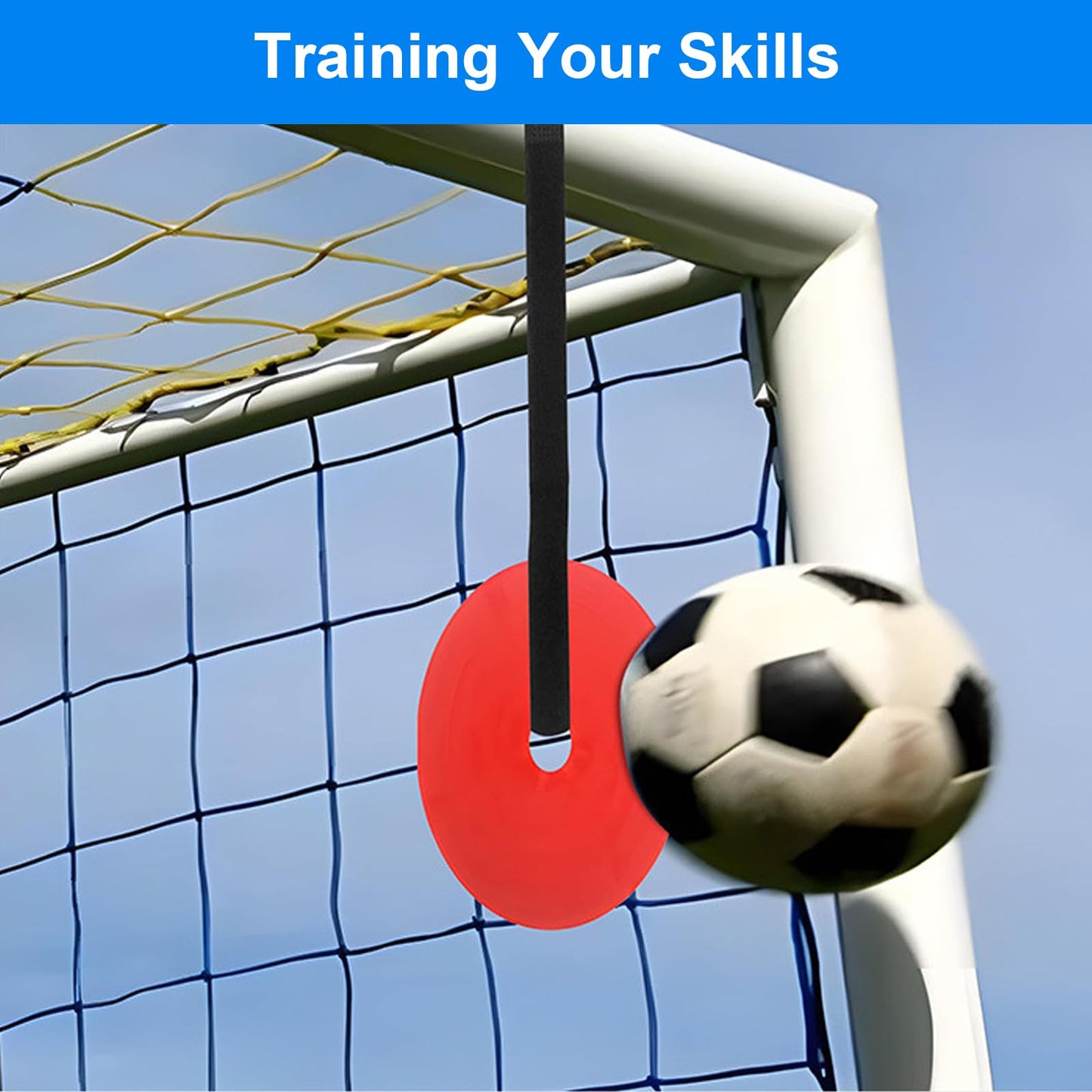 7 Pieces Soccer Goal Target,Multi-Color Agility Hockey Shooting Target with Adjustable Straps for Shooting Accuracy Training for Football Hockey Basketball Lacrosse Goal Sports Training