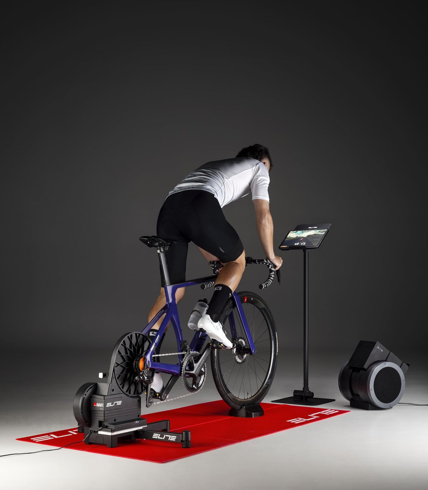 Elite Avanti Zwift Ready Smart Trainer - Direct Drive Bike Trainer with Virtual Shifting, ±1% Power Accuracy, WiFi + Bluetooth, 2100W Max, 18% Climb Simulation, Cog & Click Included
