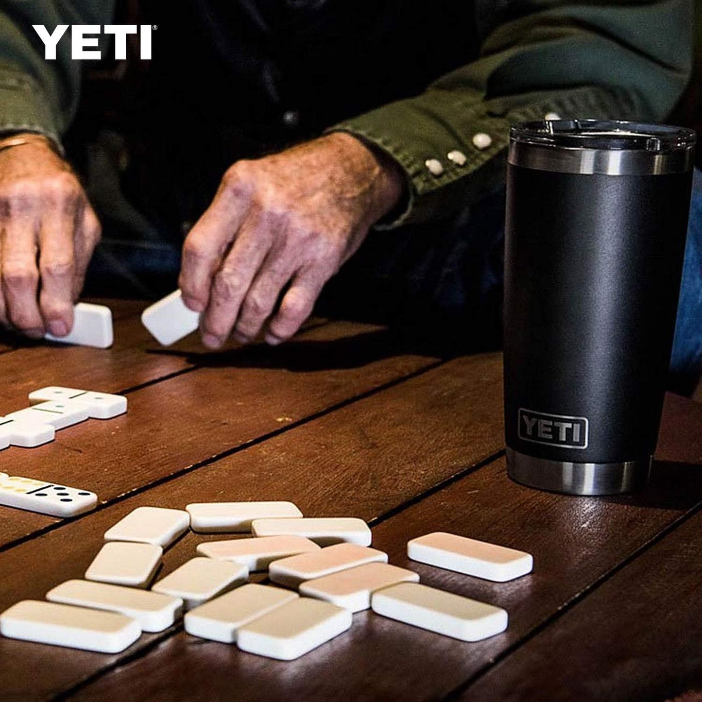 YETI Rambler 20 oz Stainless Steel Tumbler - Vacuum Insulated with MagSlider Lid for Hot & Cold Drinks