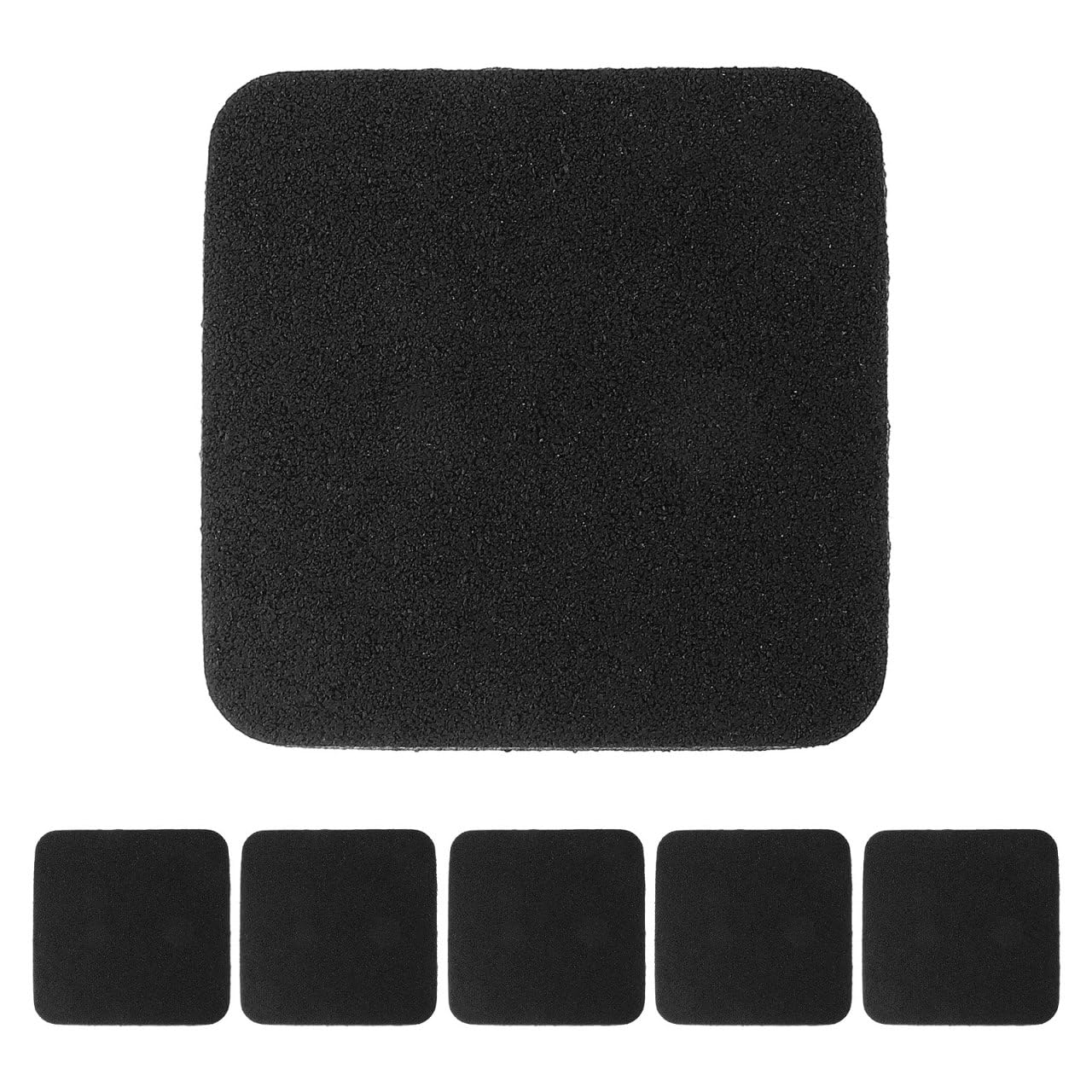 Alasum 6Pcs Treadmill Vibration Isolation Pads Rubber Anti-Vibration Mat Thickened Shock Absorbing Floor Protector for Home Gym Fitness Equipment Noise Reduction Mat