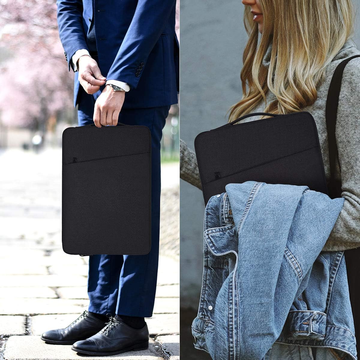 CaseDeer 17.3 Inch ZSCMALLS Portable Monitor Sleeve Case Bag Compatible with ViewSonic Forhelp MNN Portable Monitor