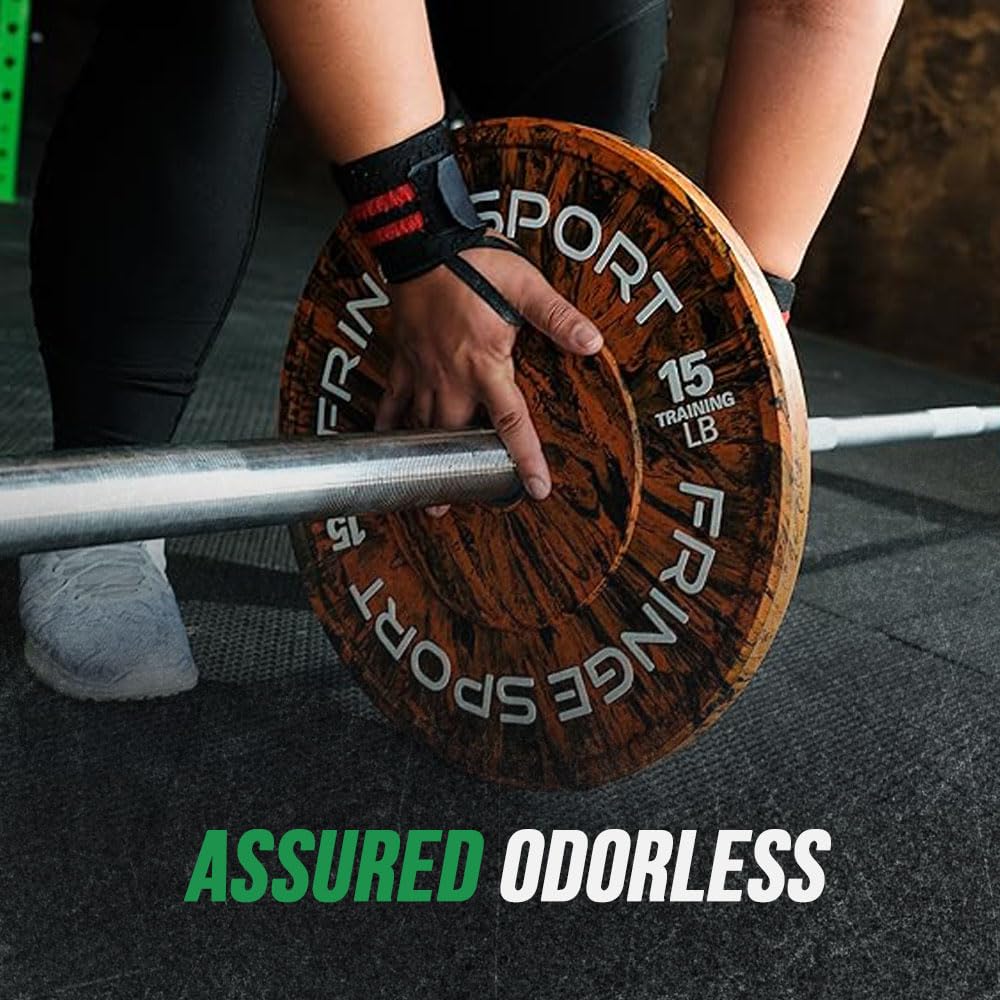 FringeSport Savage Bumper Plates Set and Pairs - Olympic Weight Plate - Rubber Weight Plates with Steel Insert Strength Training Plate (10lb - 460lb)