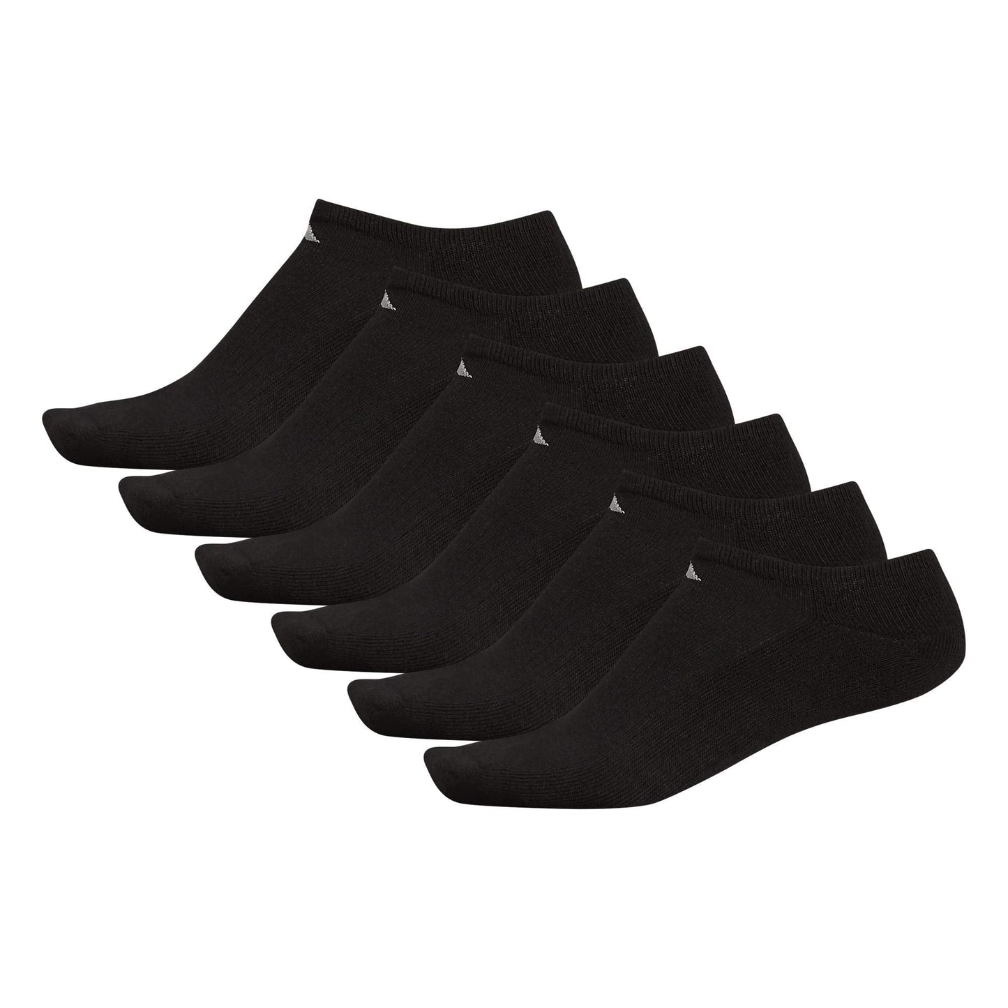 adidas Mens Athletic Cushioned No Show Socks (6 Pairs) Durable & Comfortable