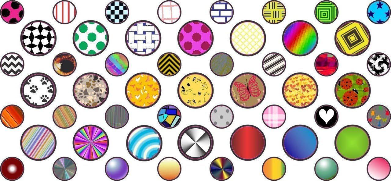 StickerTalk 1 32 0.25 inches 21 0.375 inches Decorated Camera Dots Webcam Covers, Sheet of Stickers at Diameter