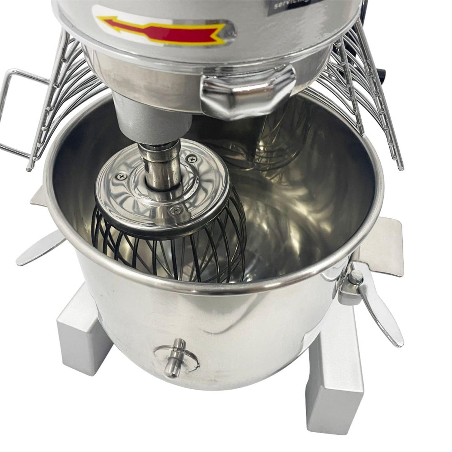 BEILOCKERY 15L Commercial Food Stand Mixer, 3-Speeds Adjustable 110V Dough Mixer, 450W Electric Dough Mixing Machine with 3 Mixing Tools