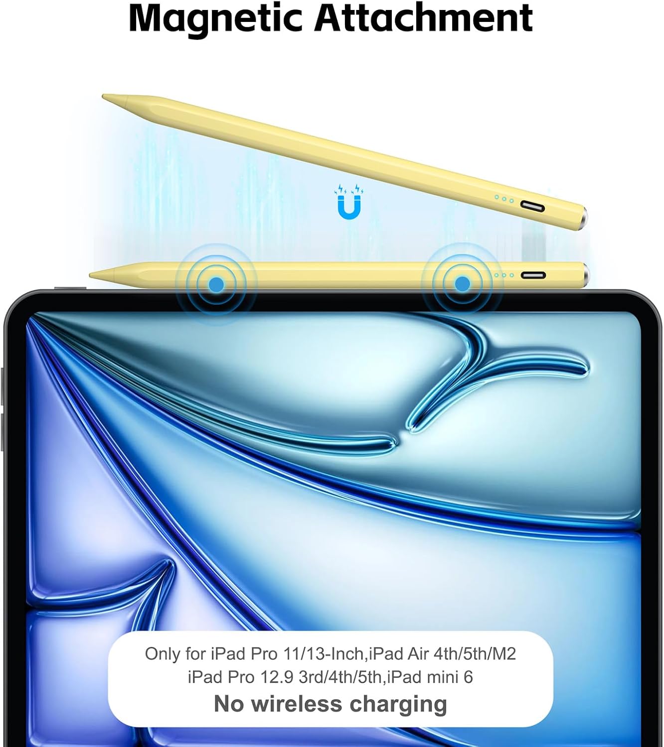 Aspaper 2026-2018 13mins 11th (A16)/10/9/8/7/6 11"/12.9"/M4/M5, 3/4/5/M2/M3/M4, 7/6/5 Stylus Pen for iPad with Fast