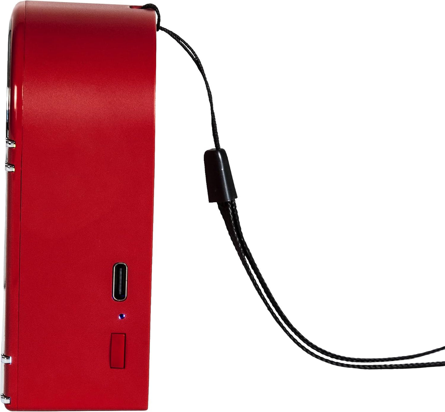 Crosley CR3046A-RE Retro Mini Jukebox Bluetooth Speaker - Portable with LED Lights, Red