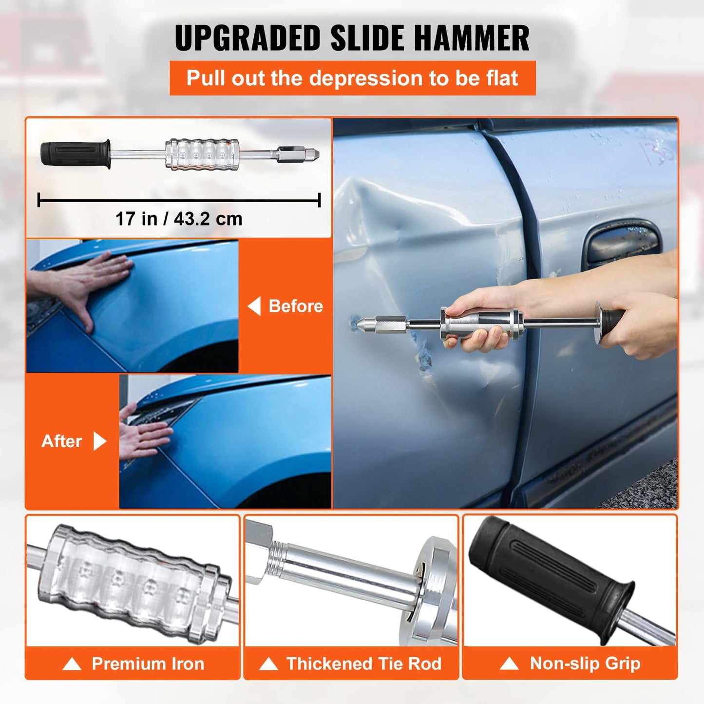 Stud Welder Kit, Stud Welder Dent Repair Kit, 800VA Spot Welder Stud, 110V Welder Stud Kit, Spot Welder Machine,Stud Gun Dent Puller Kit with Complete Accessories (5500-2)