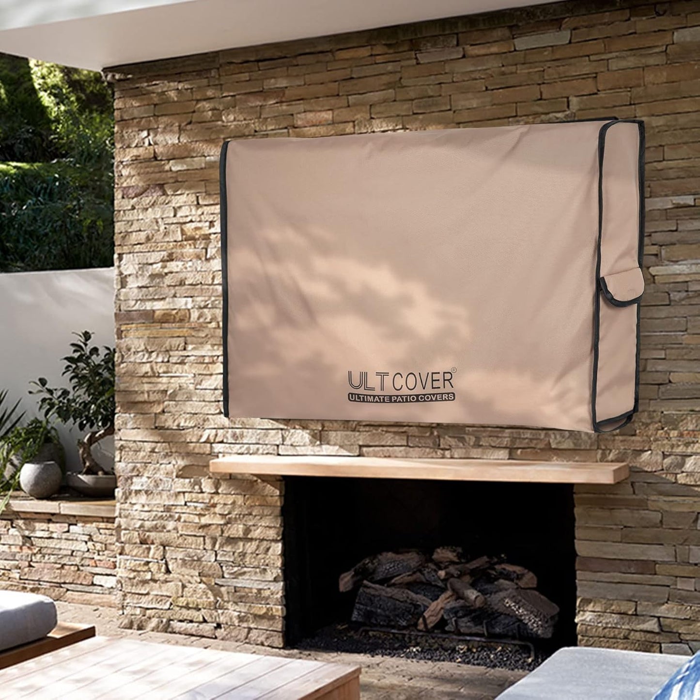 38-41 inch ULTCOVER Waterproof Outdoor TV Cover for Outside Flat Screen Televisions with Mounts and Stands