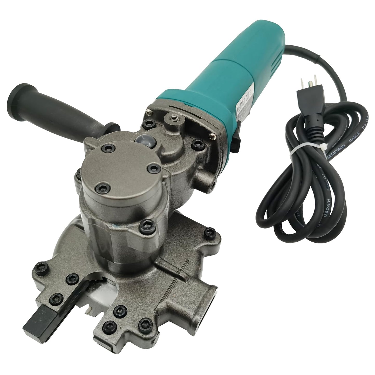 PreAsion Handheld Electric Rebar Cutter Metal Cold Cut Saw 4mm-25mm within 6seconds 110V Cold Cutting Saw Cutting Machine for Cutting wood PVC pipe copper pipe(with box,1100W CE-25)