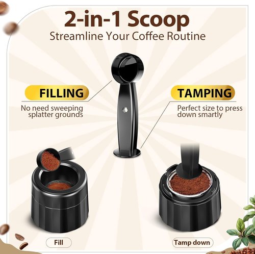 Nespresso Reusable Pods & Refillable Kit - 110 Aluminum Foil Lids, Compatible with Vertuo & Vertuoline
