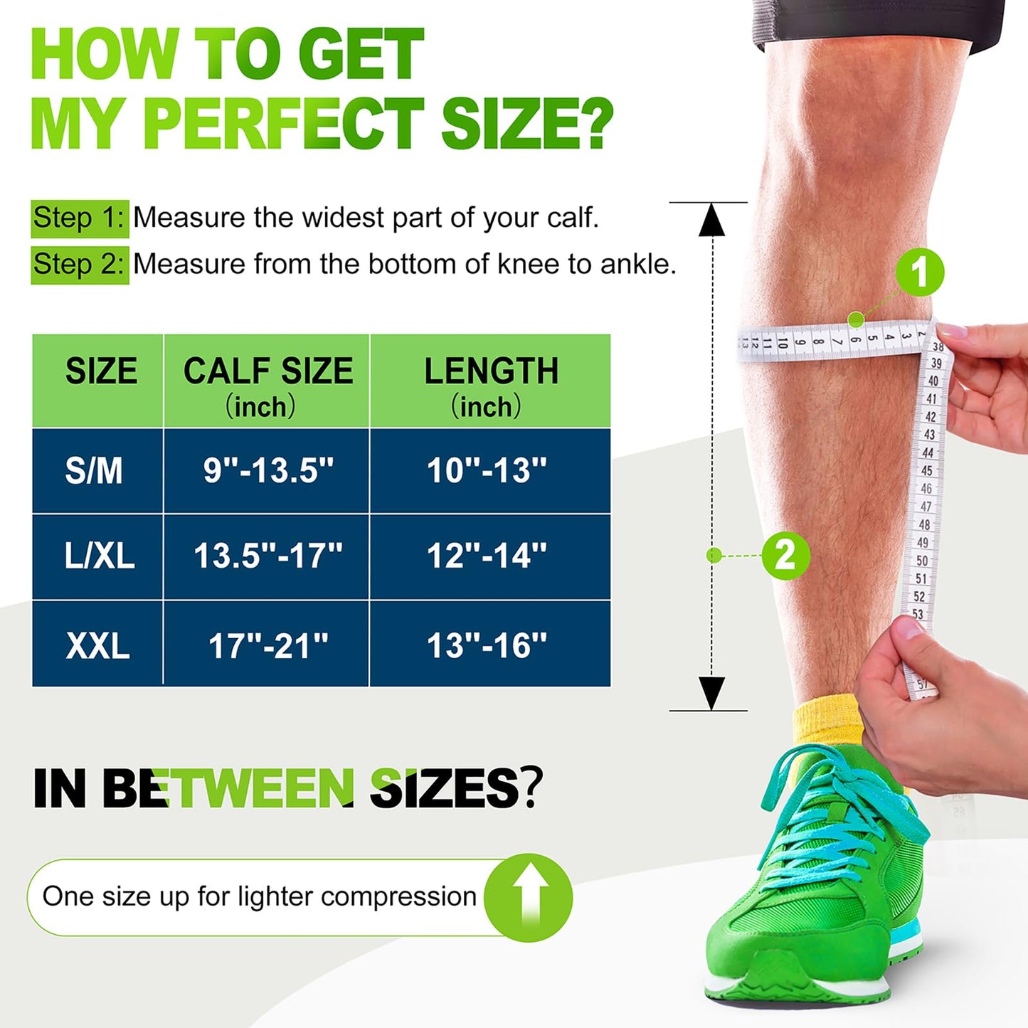 NEWZILL Calf Compression Sleeve for Men & Women | Footless Compression Socks for Shin Splint Relief, Varicose Veins | Leg Sleeve for Running, Travel, Nursing, Fitness (Black/White/Grey 3Pairs S/M)