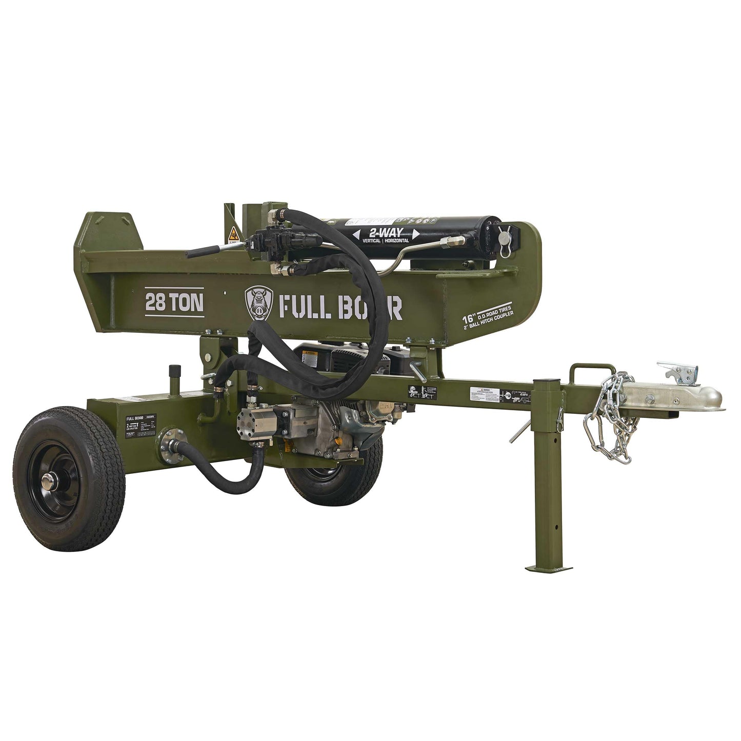 Full Boar 28 Ton Log Splitter-Full Boar Engine 212cc (49 State)