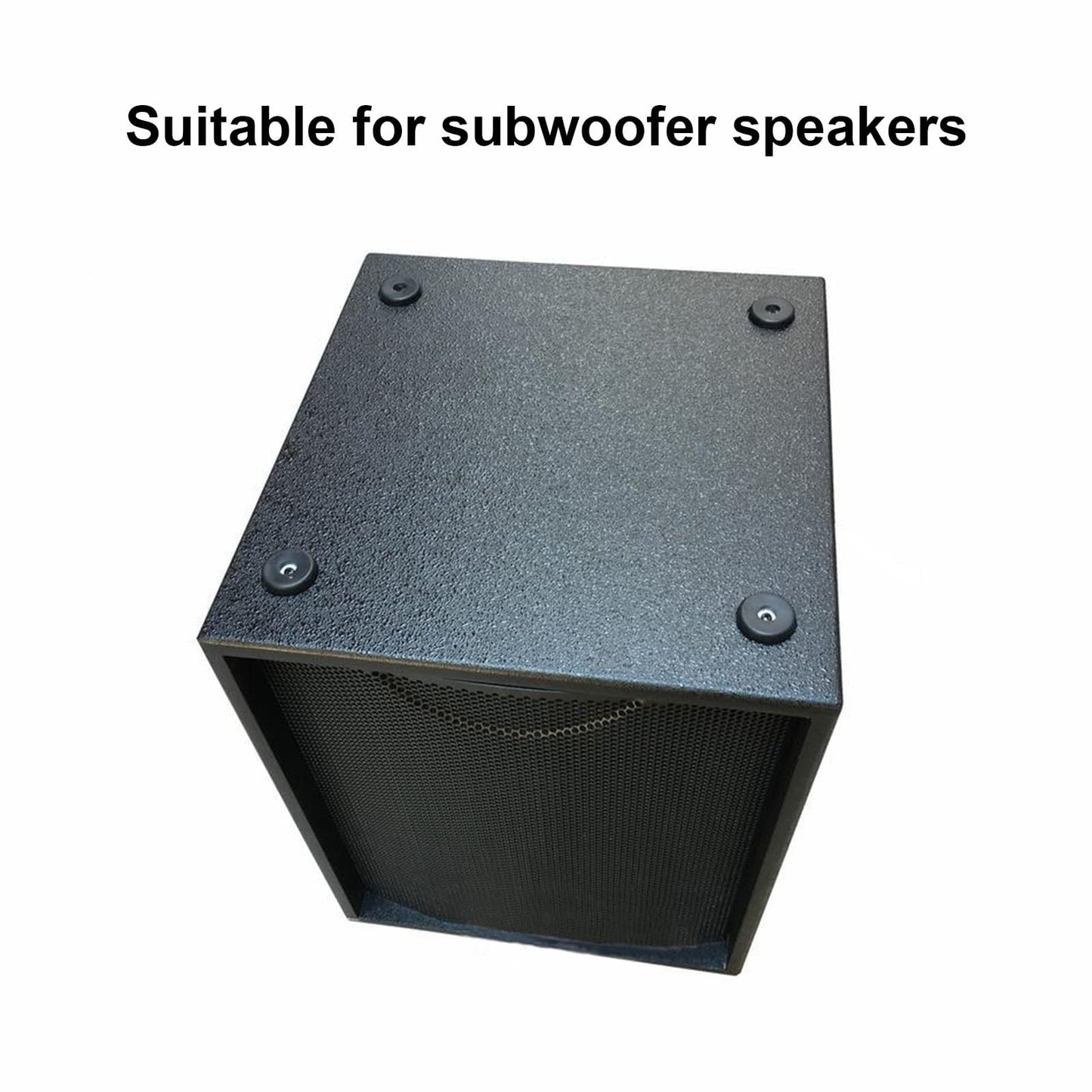 Howonder Rubber Feet, Speaker Rubber Feet,16 Pack 40mm x 10mm, Use for Subwoofer Feet, Speaker Feet, Road Case Feet,Cutting Board feet,Furniture Feet, 1.6“ W x 0.4” H(Black)