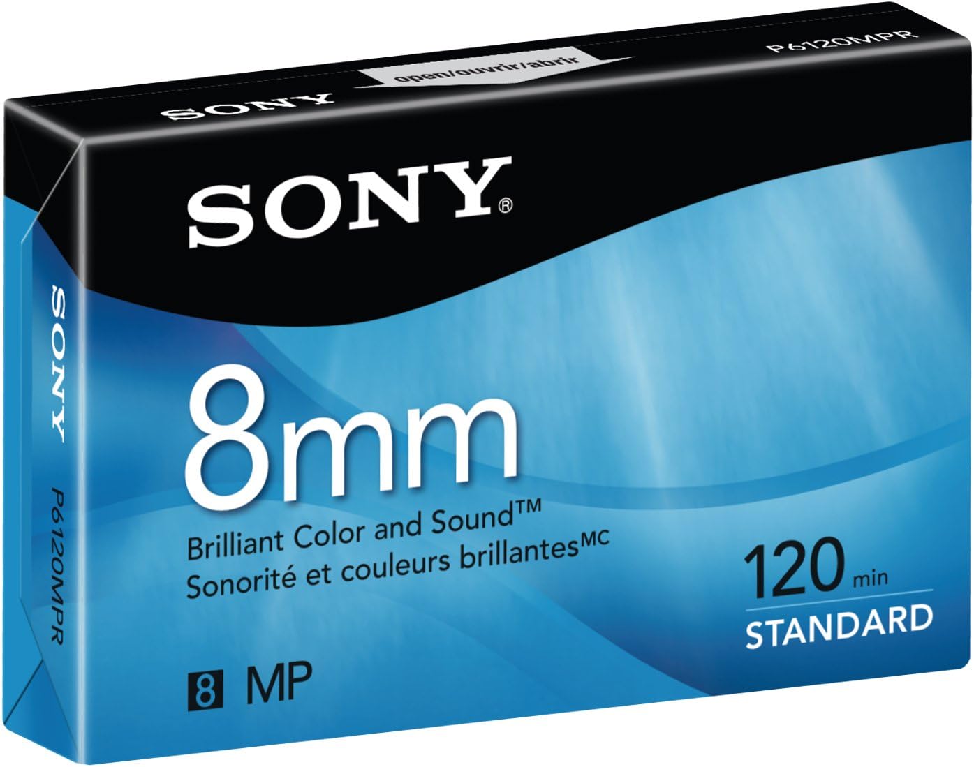 Sony 8mm Cassette, 120 Standard Grade Camcorder Videotape Minutes
