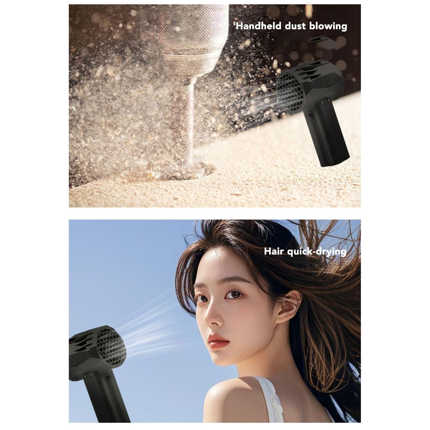 X64 Violent Turbo Fan, Mini Jet Turbo Fan, Car Violent Blower, 4000mAh 64mm Duct Fan Brushless Motor Air Blower, Instantaneous Thrust 1.4 Kg/s Wind Speed 66m/s Blower Dryer
