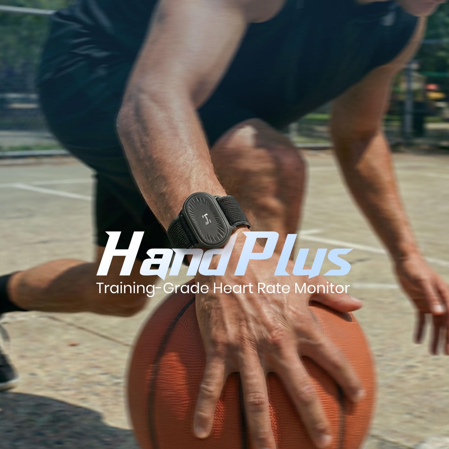 HandPlus Heart Rate Monitor, Comfort Training-Grade Optical Fitness Tracker, Advanced Optical HR with Zone Accuracy, 72h Offline Storage, Bluetooth & ANT+ for Fitness Training