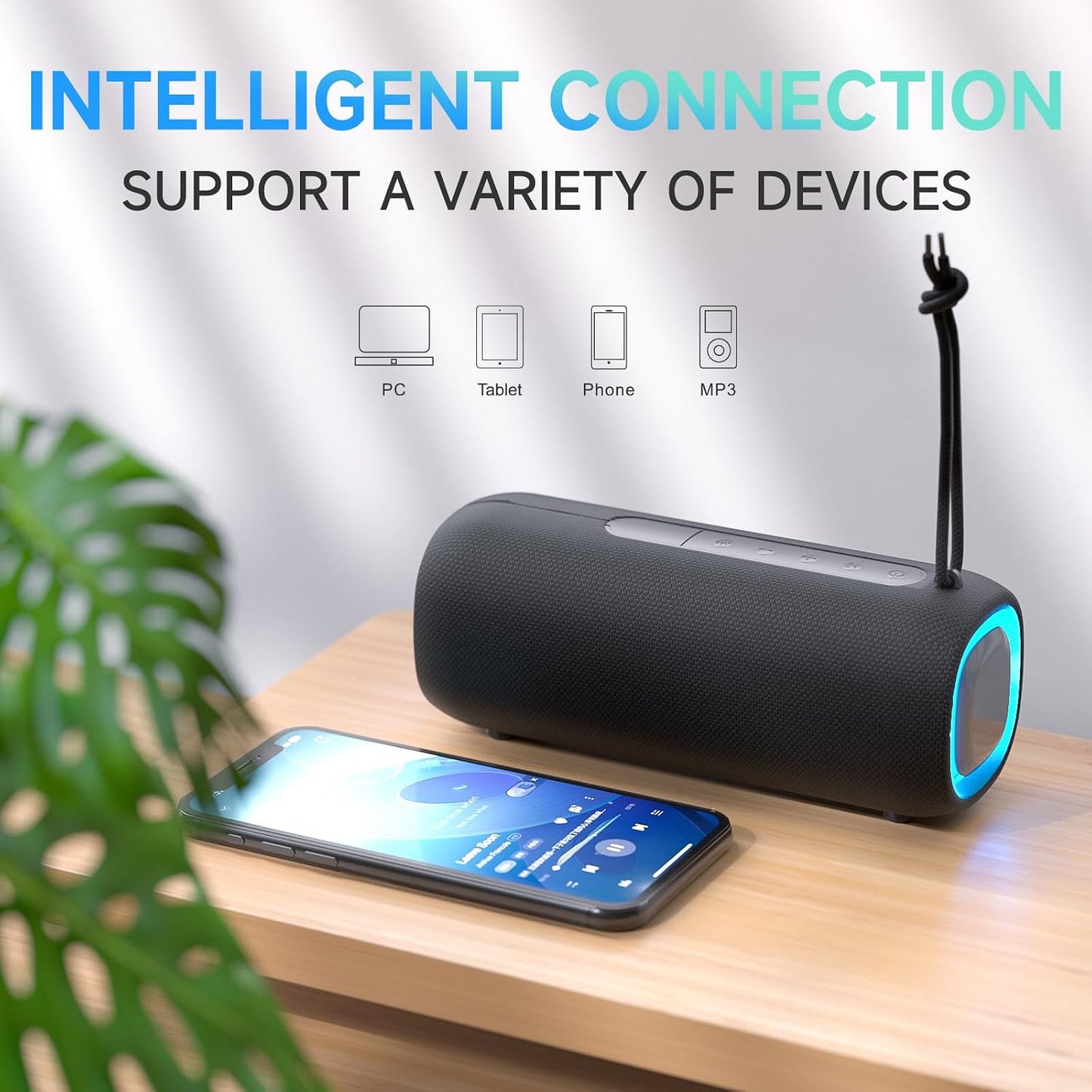 COOPERS IPX5 BT5.3, Portable Bluetooth Speaker, Wireless Bluetooth Speaker with Clear Loud Stereo Sound, Waterproof