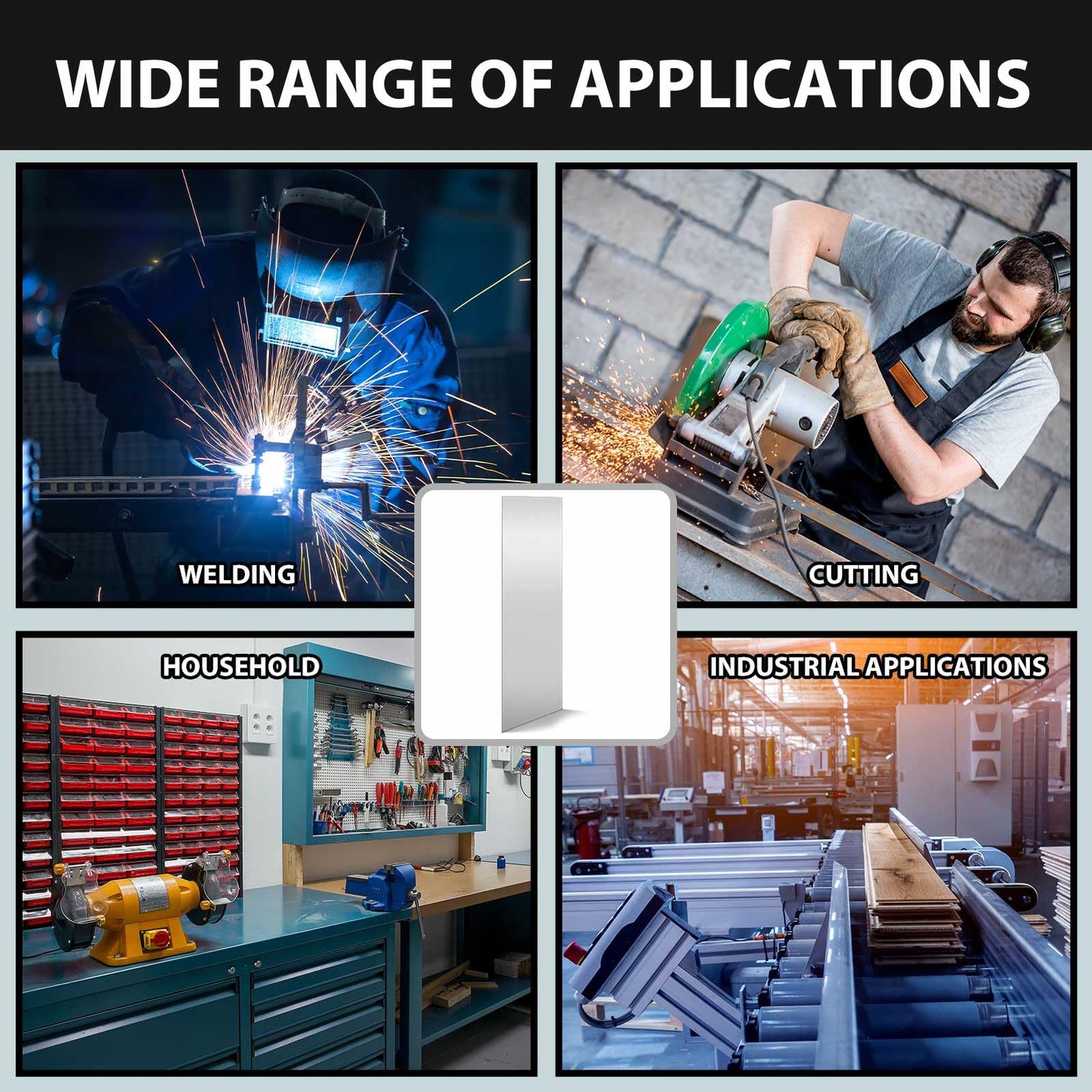Yaocom 12 x 48 Inch 16 Gauge Mild Steel Sheet Metal Plate, Square Weldable Carbon Cold Rolled Panels for Industrial DIY Welding, Craft Use Accessories, Easy Formability Smooth Surface