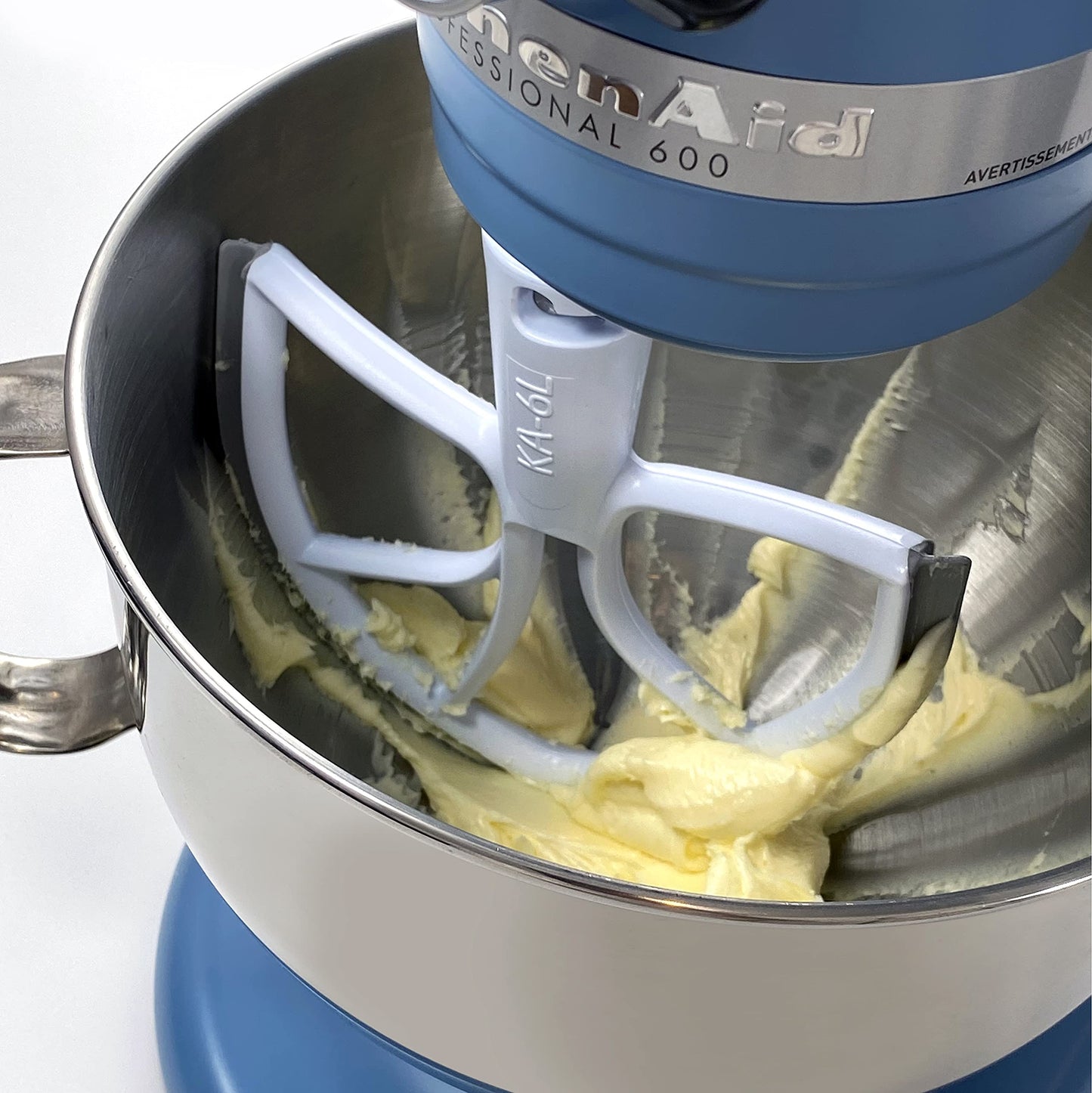 New Metro Design KA-6LAQ Plastic Beater Blade, works w/most KitchenAid 6 and 7 Qt Bowl-Lift Stand Mixers, Aqua
